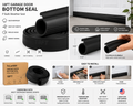 18FT Garage Door Bottom Seal Weather Stripping | Heavy Duty Rubber P Bulb Seal